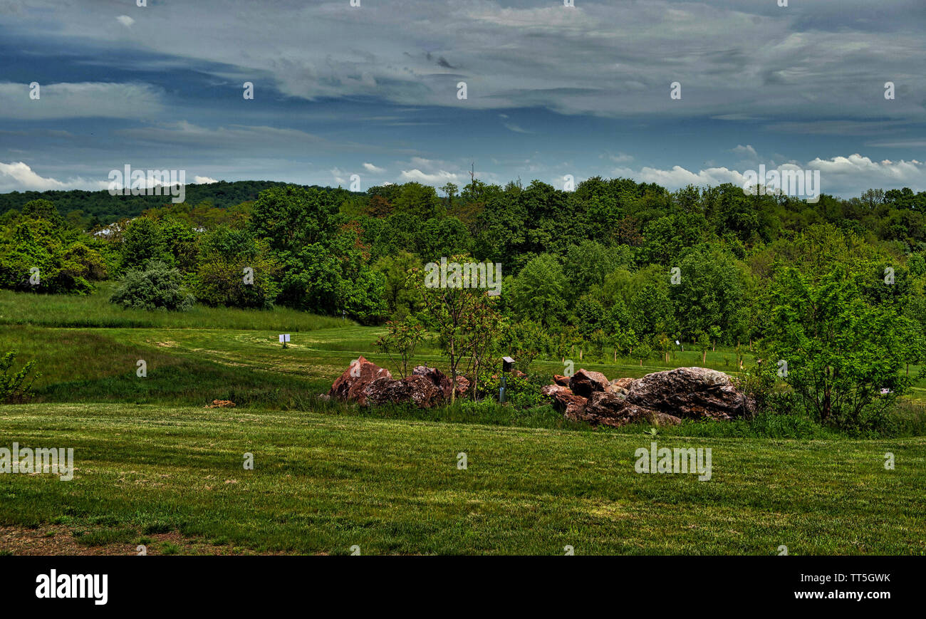 Stati Uniti - 23 Maggio 2016: Ida Lee Park di Leesburg Virginia. Ida Lee Park Recreation Centre è un completo servizio di alloggio boskovice, offrendo un fitn Foto Stock