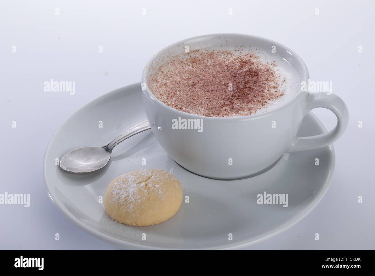 Salep una bevanda calda fatta con il latte in polvere e di salep Foto Stock