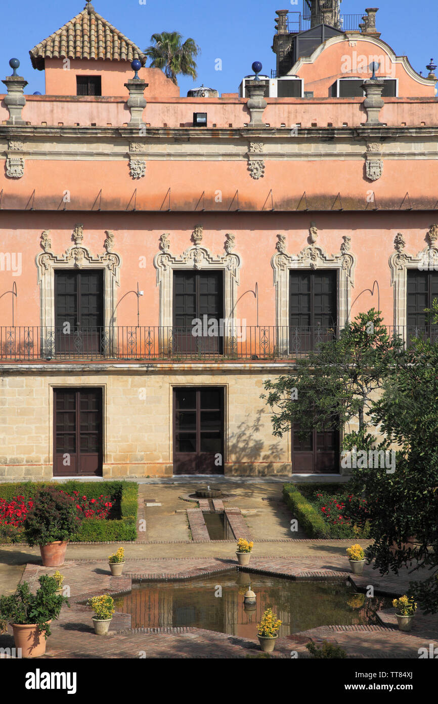 Spagna, Andalusia, Jerez de la Frontera, Alcazar Foto Stock