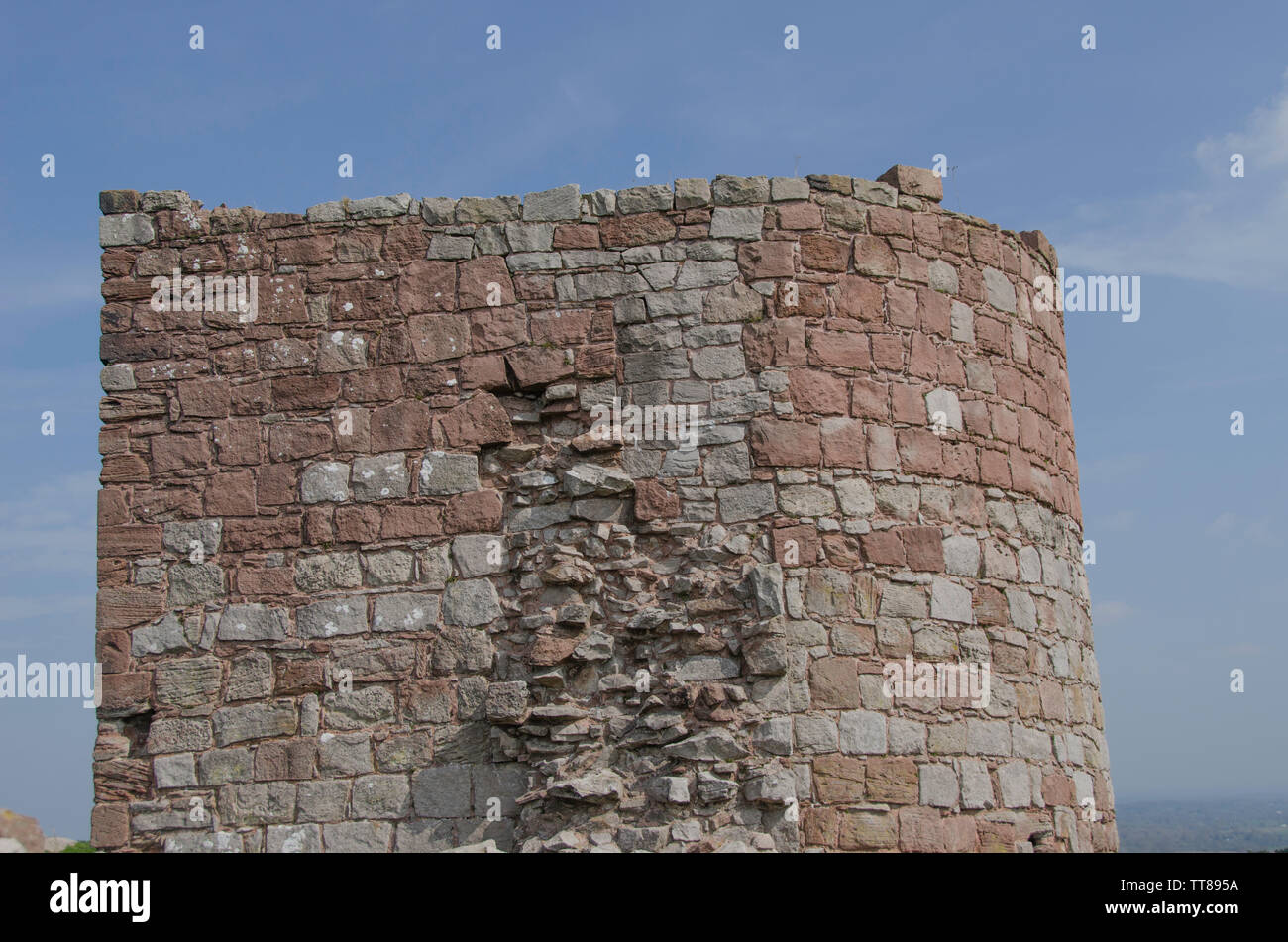 Beeston Castle, Cheshire, Inghilterra, Regno Unito. Foto Stock