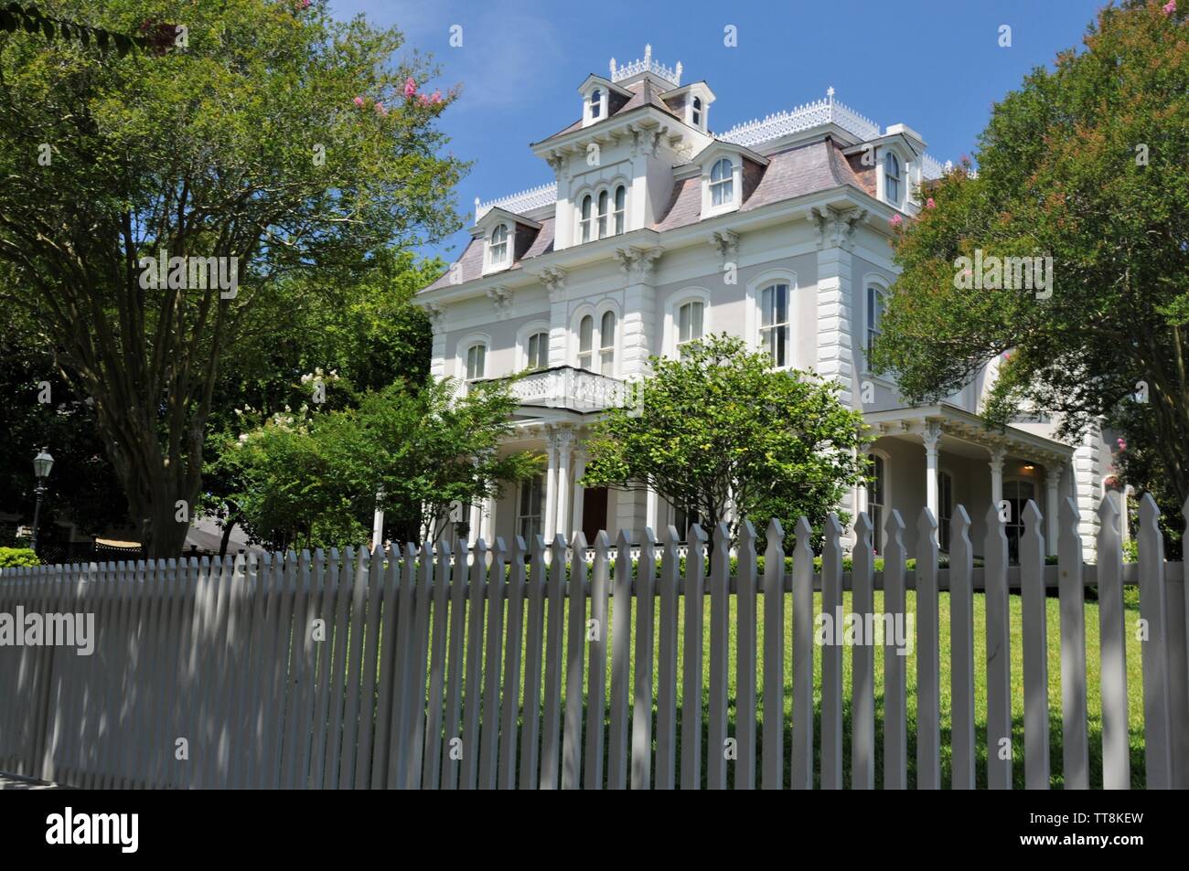 Glen Auburn una casa vittoriana in Natchez, Mississippi costruito nel 1875. Foto Stock