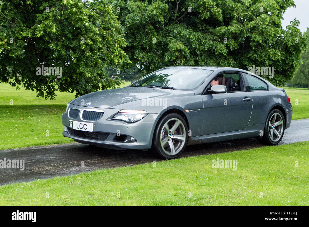 Leyland, Lancashire. REGNO UNITO. BMW 6 serie 630i lusso Popolare, berlina classica tedesca, super auto da collezione, classici futuri moderni a Preston, Regno Unito Foto Stock