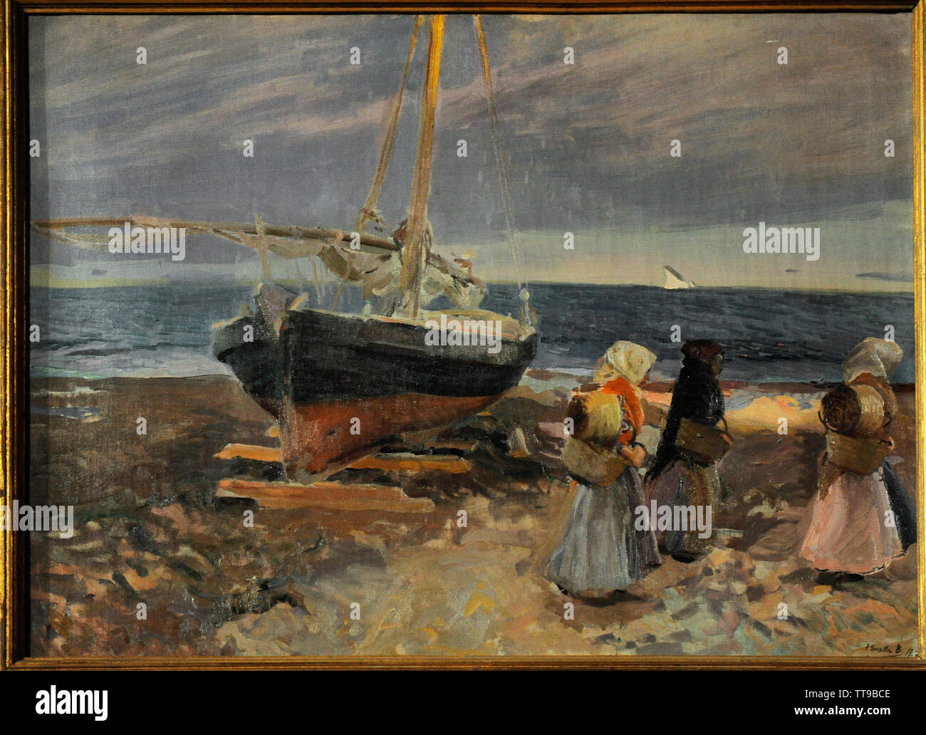 Joaquin Sorolla y Bastida (1863-1923). Pittore spagnolo. Fisherwomen (Pescadoras), 1907. Museo Sorolla. Madrid. Spagna. Foto Stock