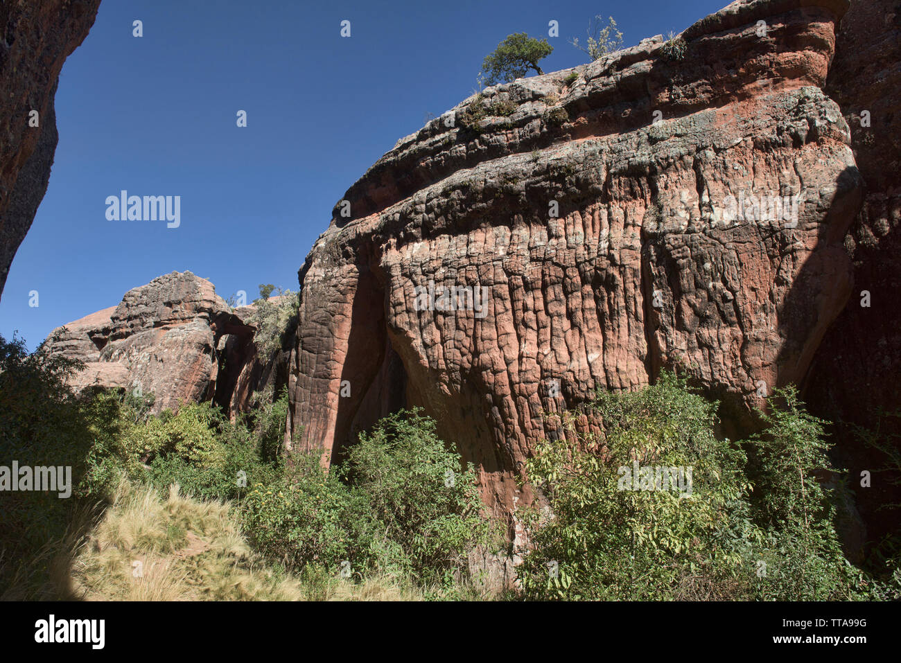 Scenario in Ciudad de Itas a Torotoro National Park, Torotoro, Bolivia Foto Stock