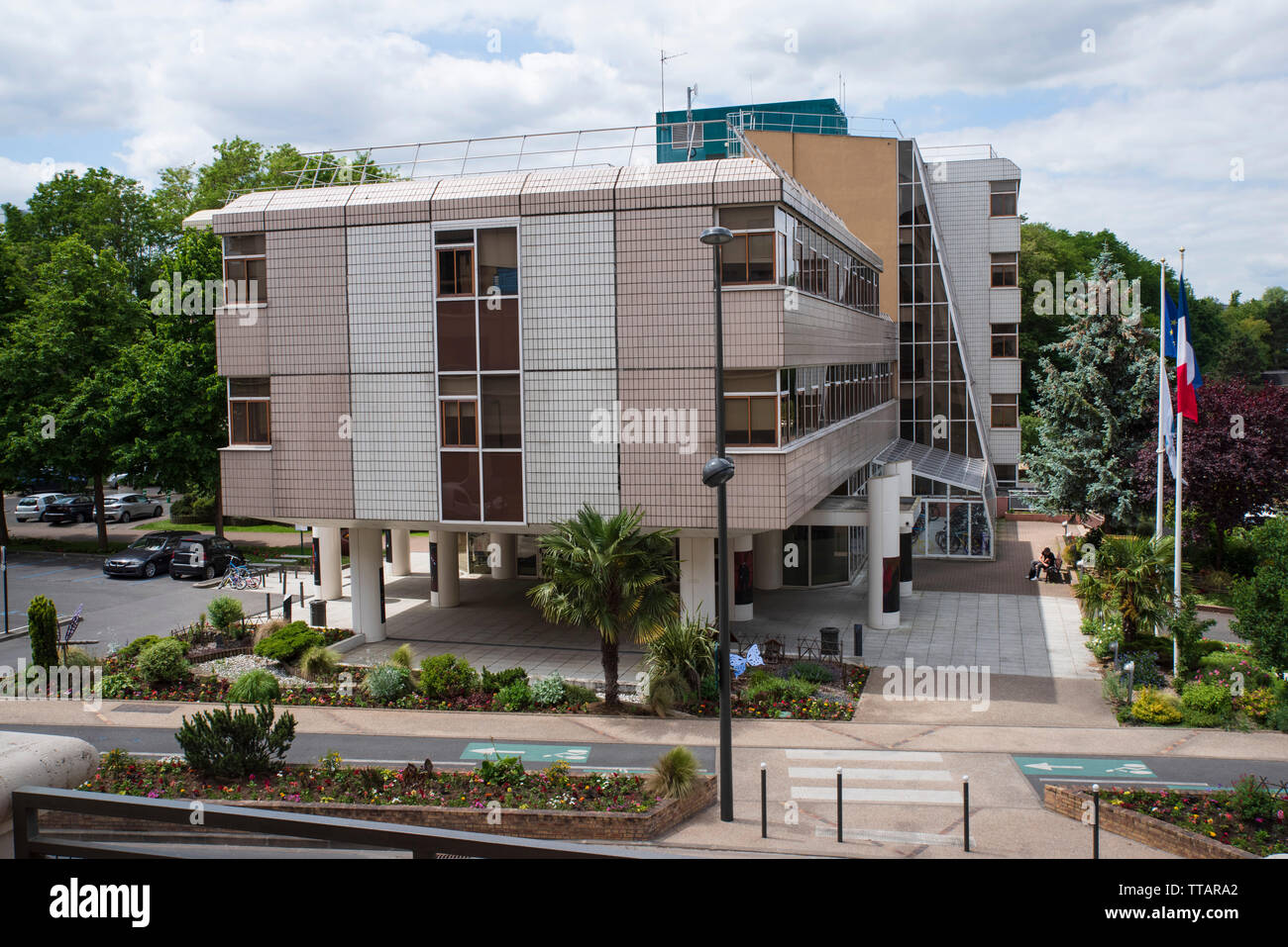 Stile moderno town hall Foto Stock