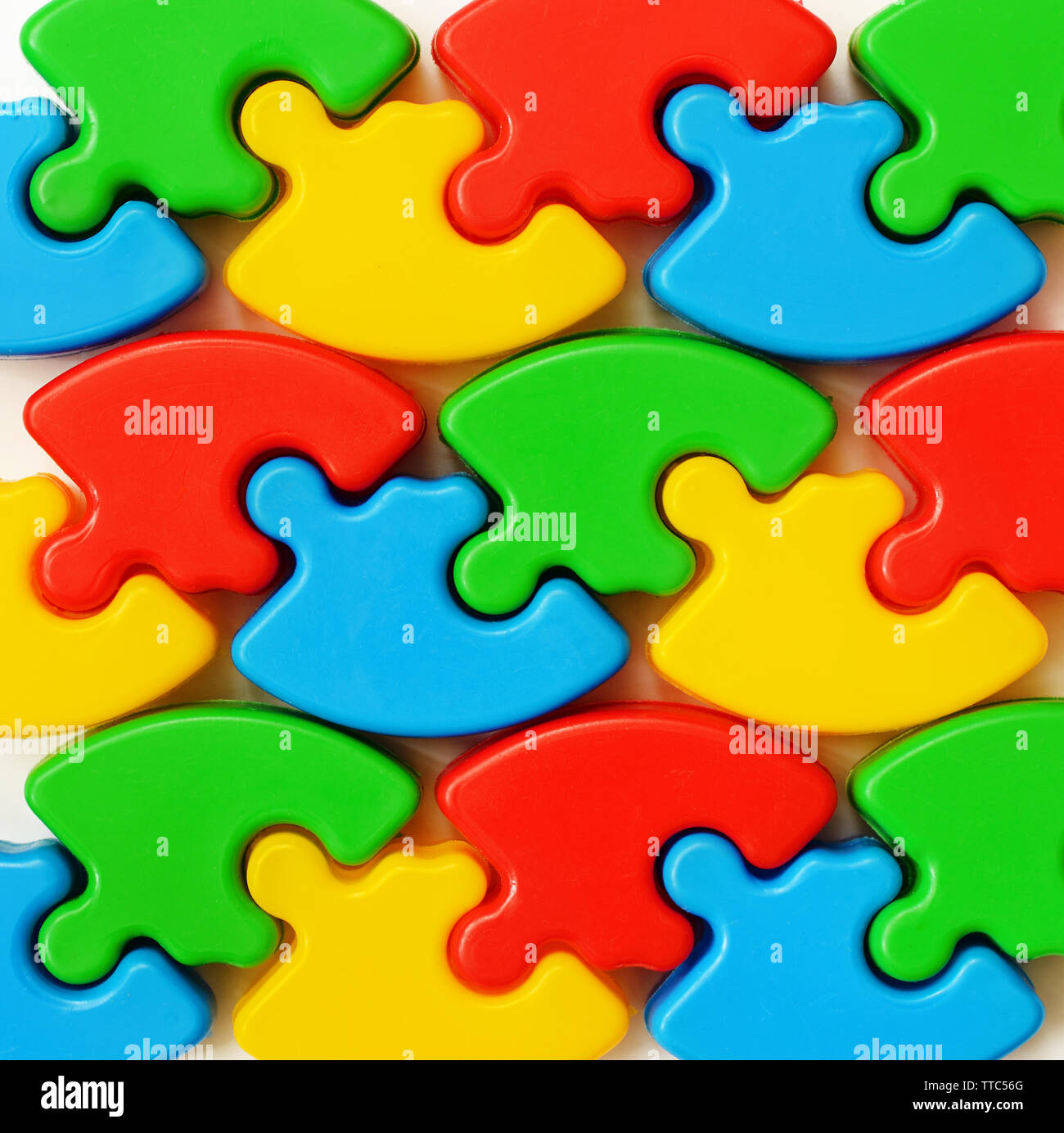 Vista dettagliata del puzzle di colore per lo sfondo Foto Stock