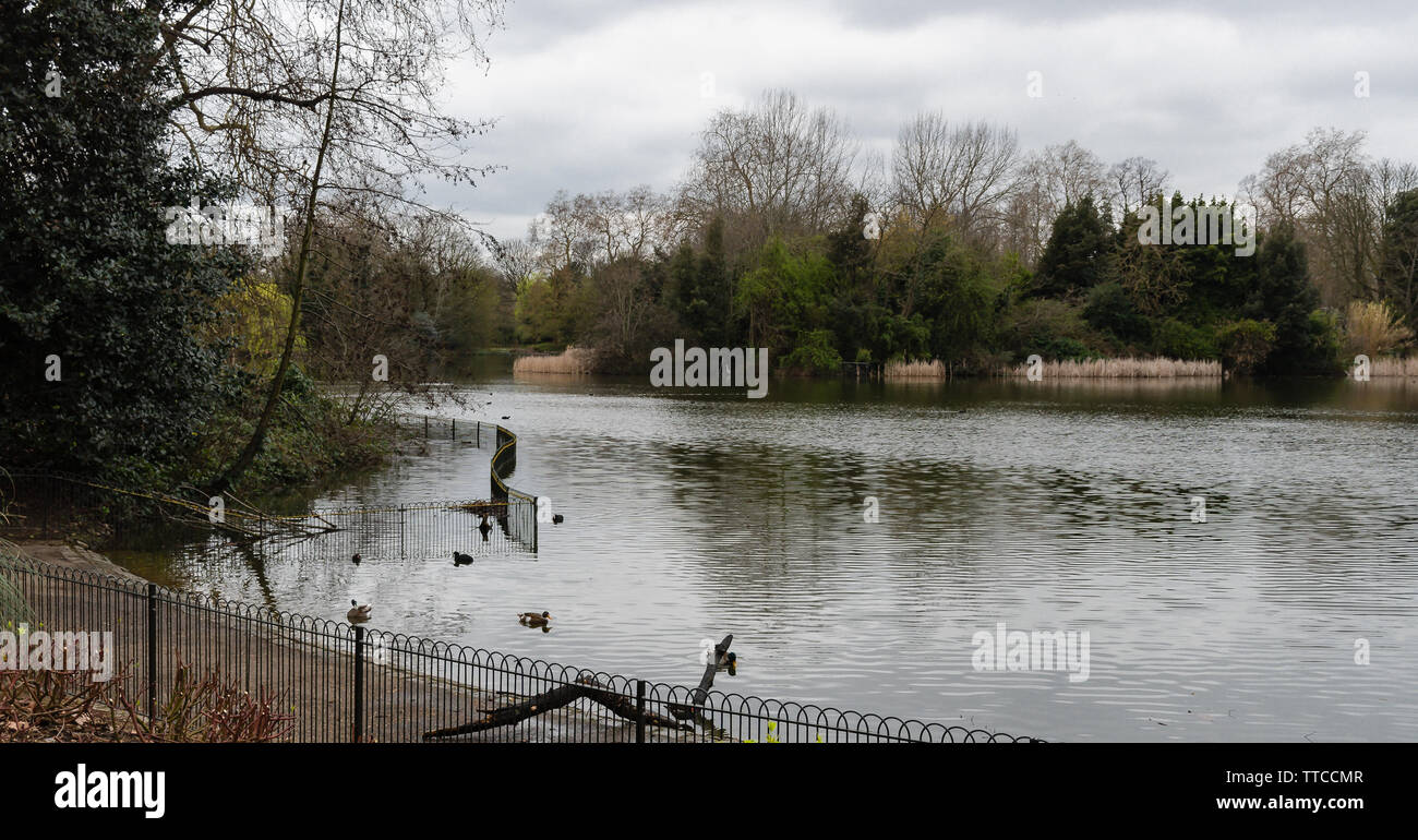 Londra - Battersea Park - Marzo 20, 2019 Foto Stock