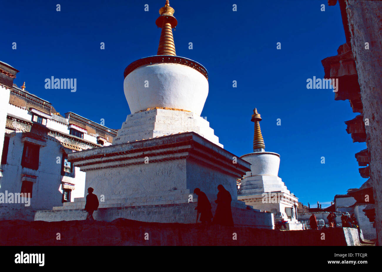 Tashi Lhunpo monastero,Shigatse,Tibet Foto Stock