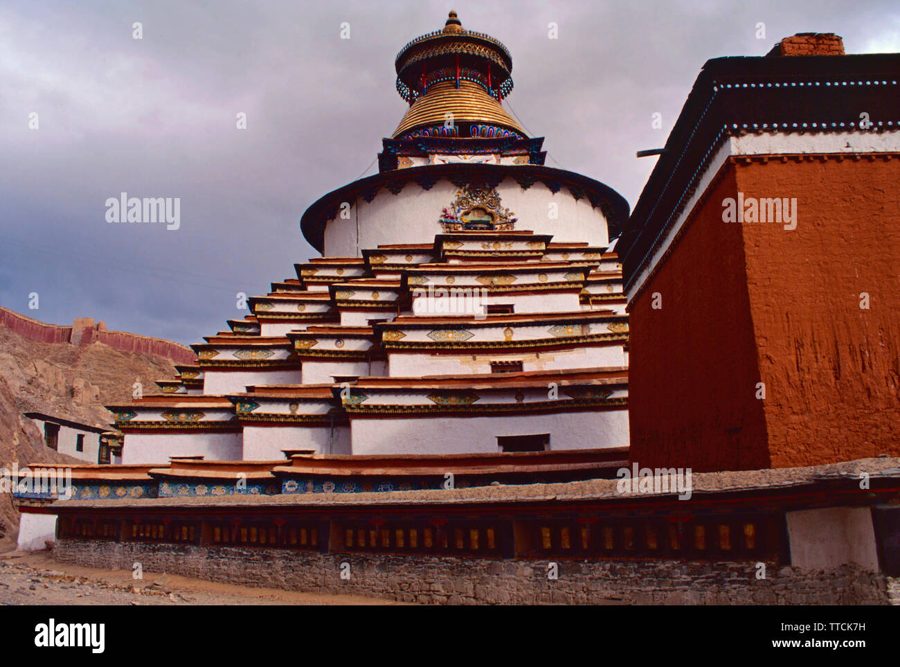 Kumbum,Palcho contese monastero,Gyantse,Tibet Foto Stock