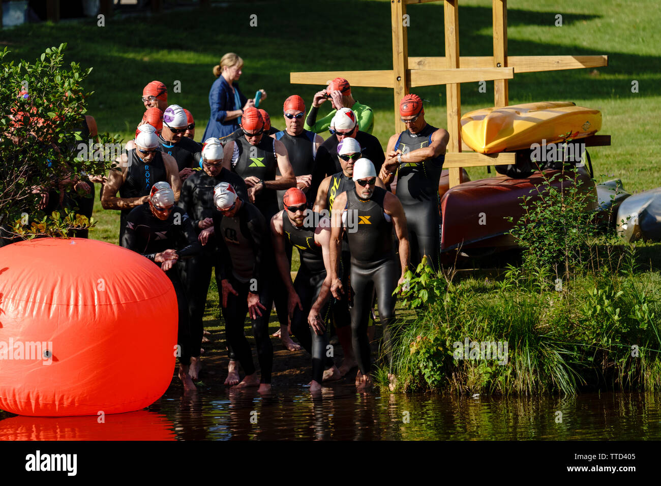 Triathlon HVTC serie estate 2019 #1 Foto Stock