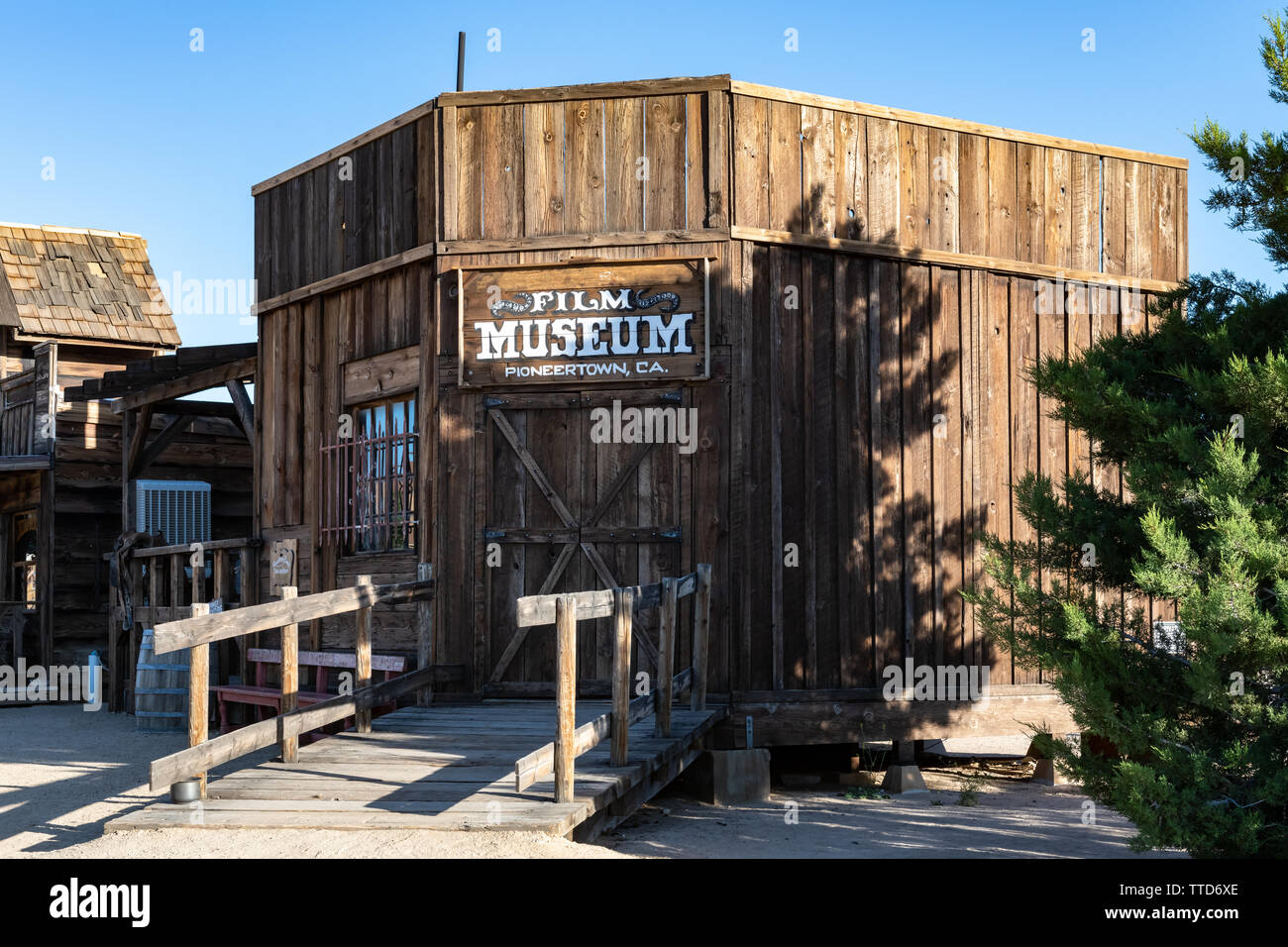 Pioneertown nel sud della California, Stati Uniti d'America Foto Stock