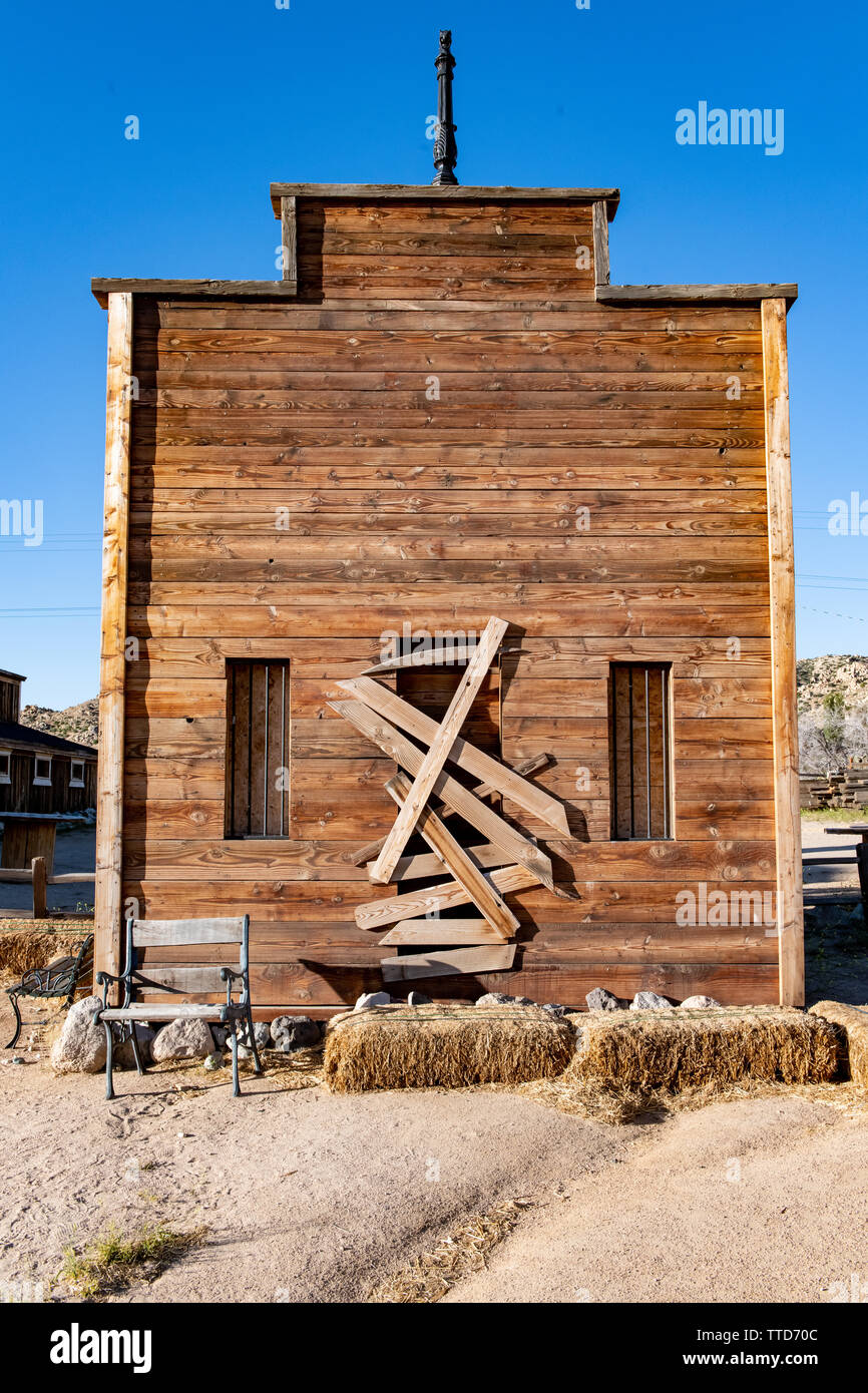 Pioneertown nel sud della California, Stati Uniti d'America Foto Stock