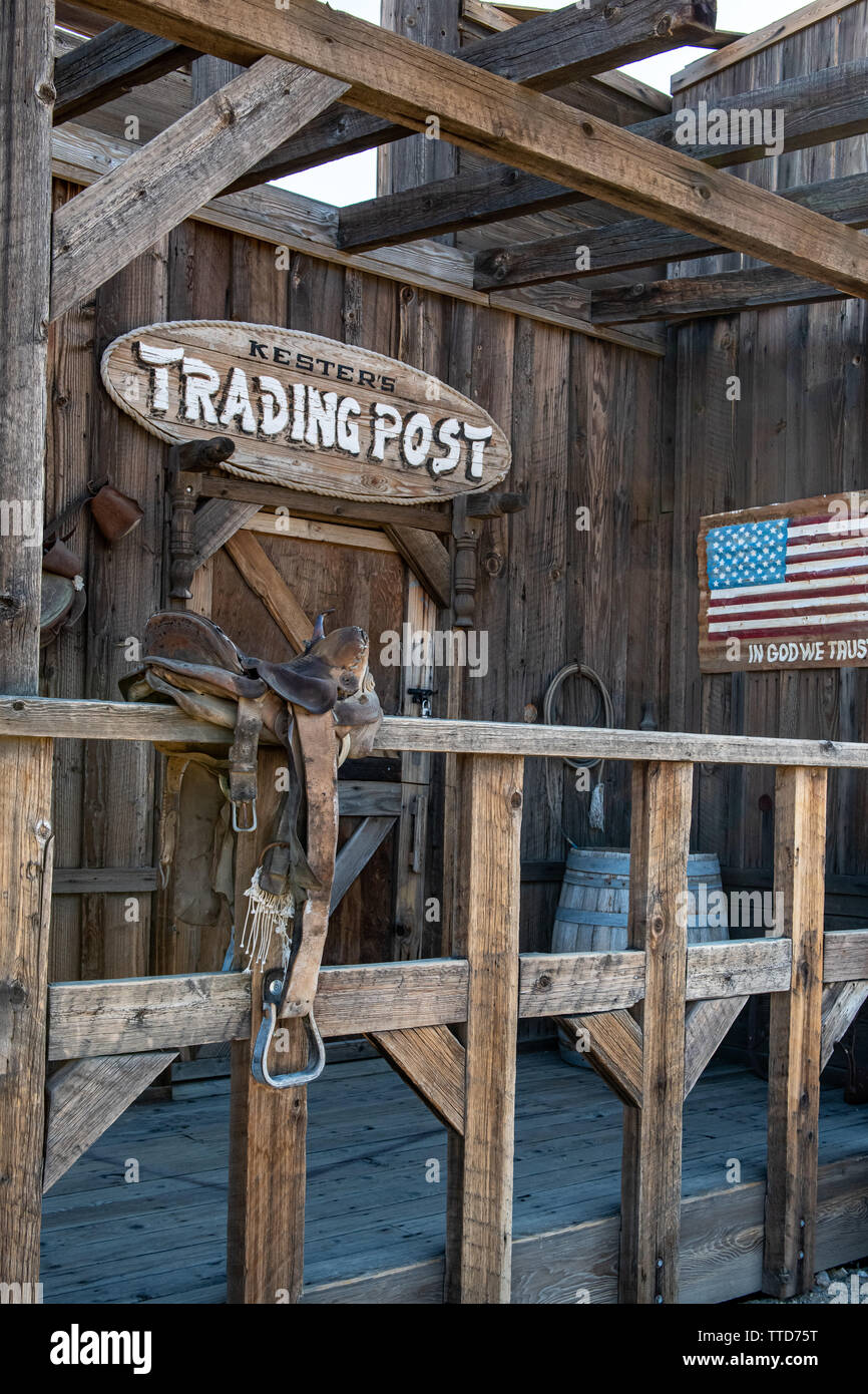 Pioneertown nel sud della California, Stati Uniti d'America Foto Stock