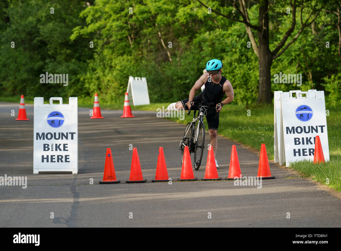 Triathlon HVTC serie estate 2019 #1 Foto Stock