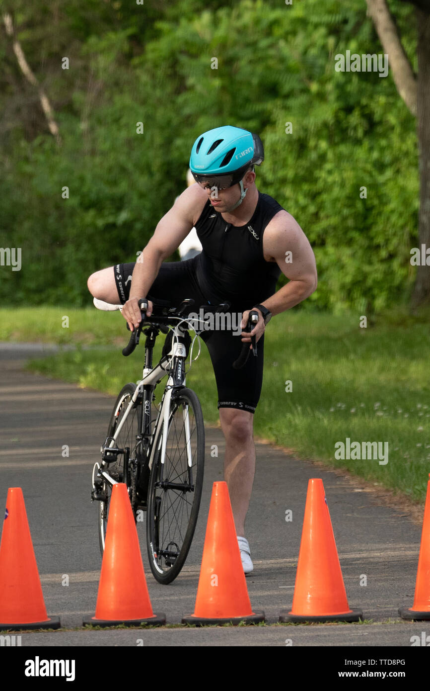 Triathlon HVTC serie estate 2019 #1 Foto Stock