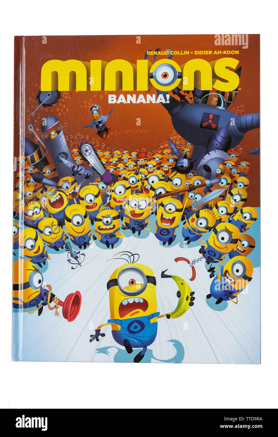 I Minion Banana Libro, Greater London, England, Regno Unito Foto Stock