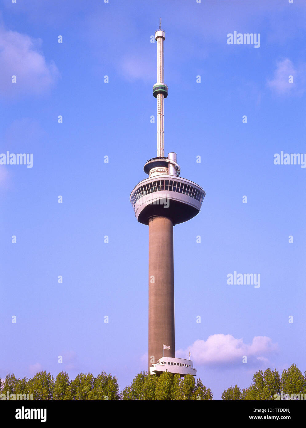 Euromast montante di osservazione, Parkhaven, Rotterdam, Zuid-Holland, il Regno dei Paesi Bassi Foto Stock