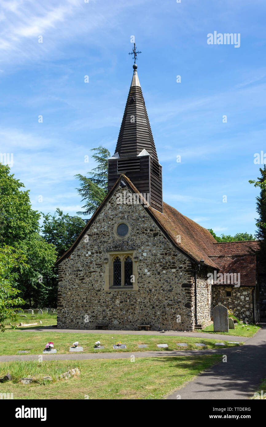 La Chiesa Parrocchiale di St Mary's Wexham, Church Lane, Wexham, Buckinghamshire, Inghilterra, Regno Unito Foto Stock