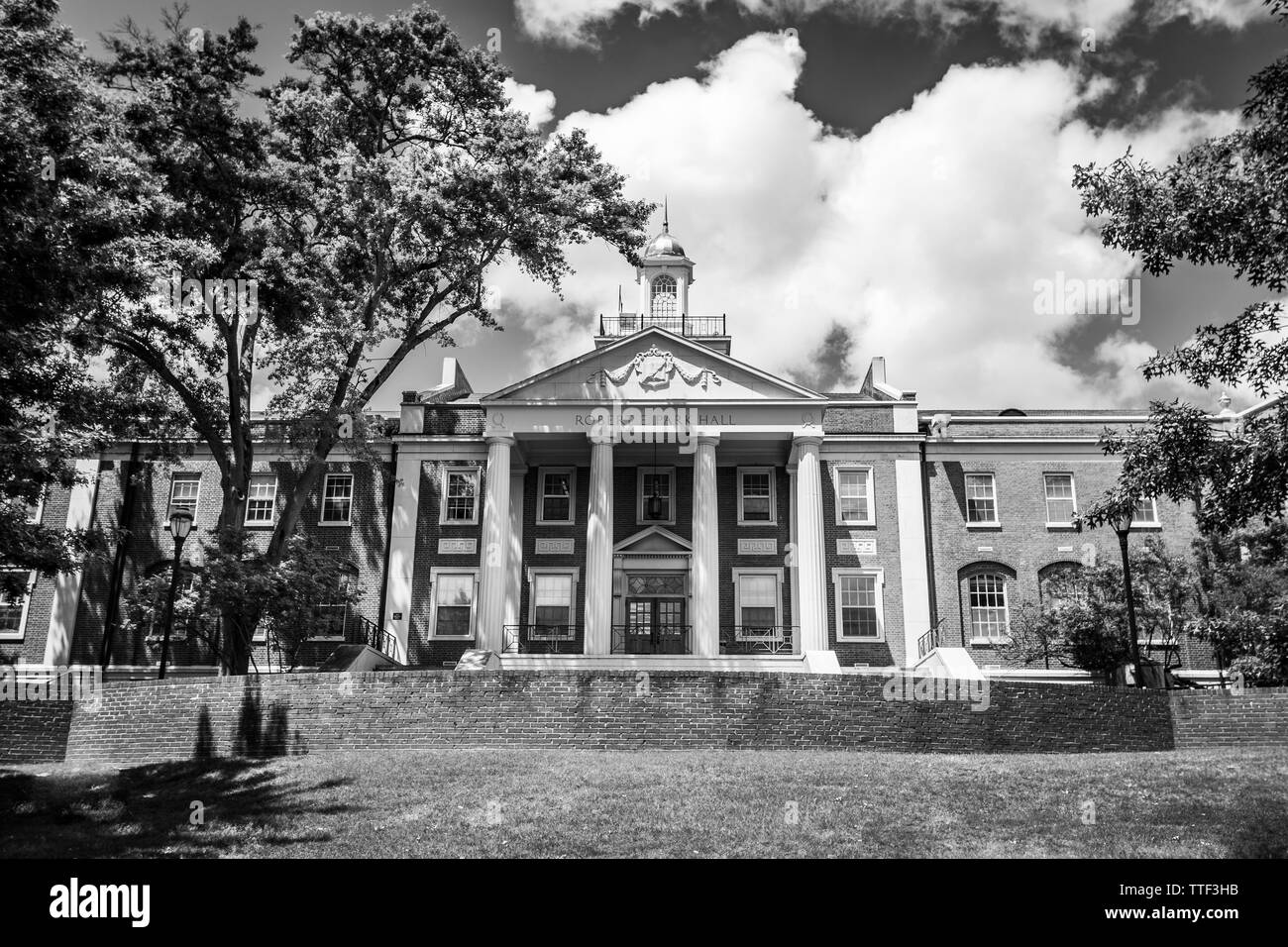Atene, GA, Stati Uniti d'America - 3 maggio: Robert E. Park Hall il 3 maggio 2019 all'Università di Georgia in Atene, la Georgia. Foto Stock
