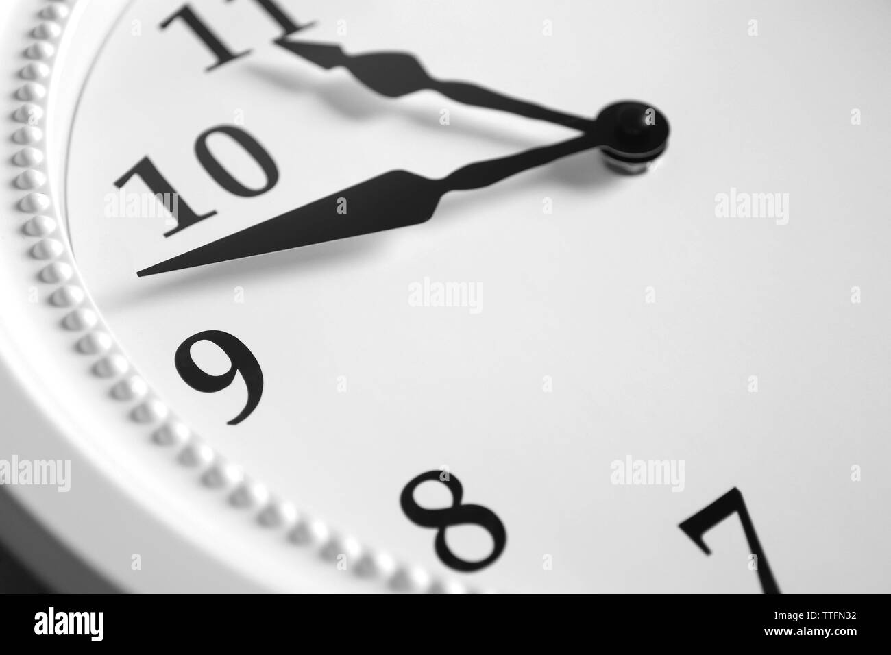 Orologio closeup Foto Stock