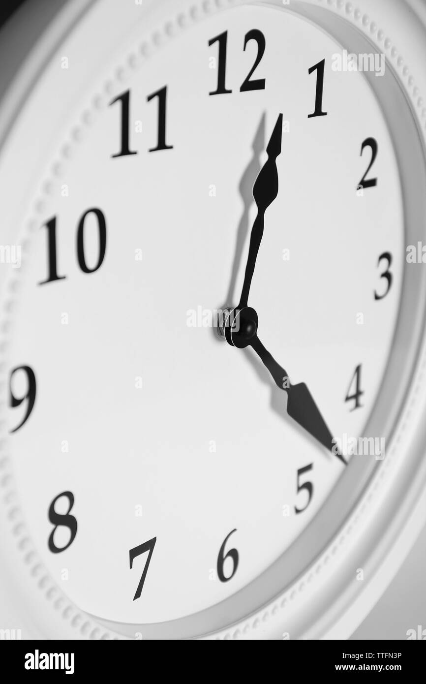 Orologio closeup Foto Stock