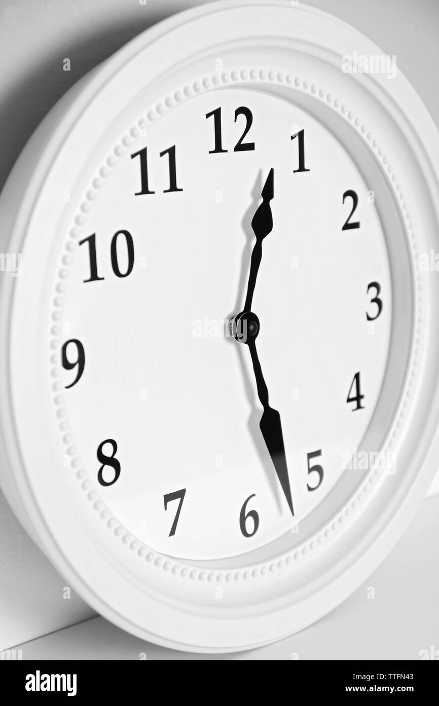 Orologio closeup Foto Stock