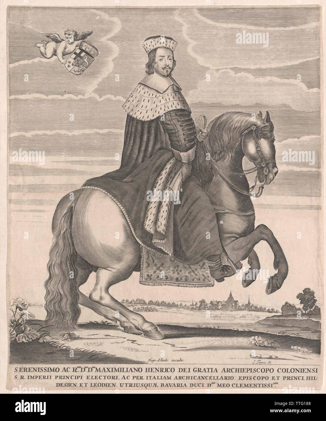 Massimiliano Henry, duca di Baviera, Elettore di Colonia, Additional-Rights-Clearance-Info-Not-Available Foto Stock