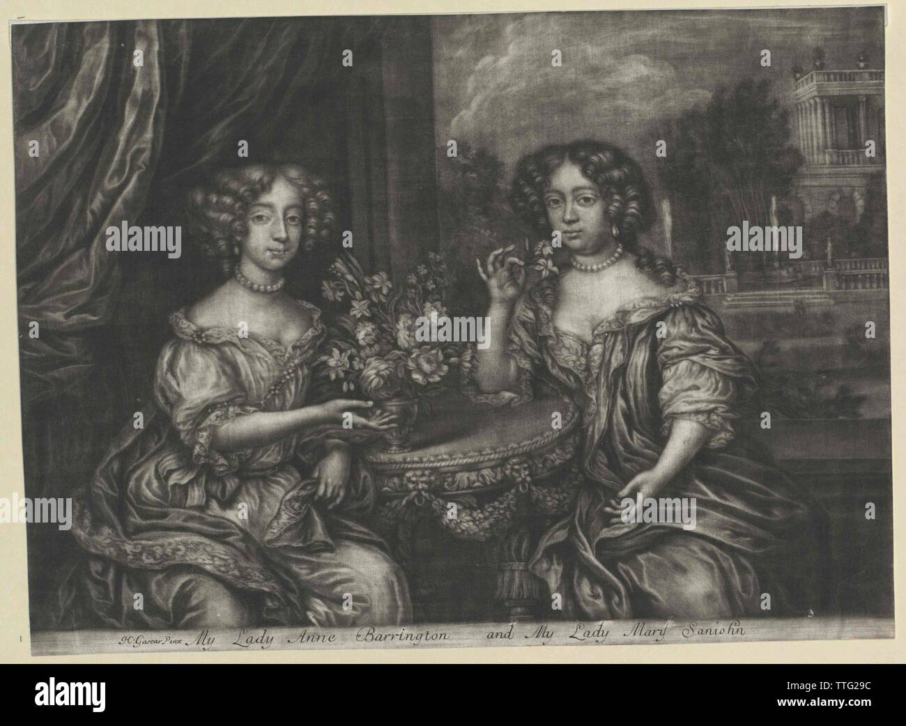 Barrington, Anne lady, vissuto circa 1650, Additional-Rights-Clearance-Info-Not-Available Foto Stock