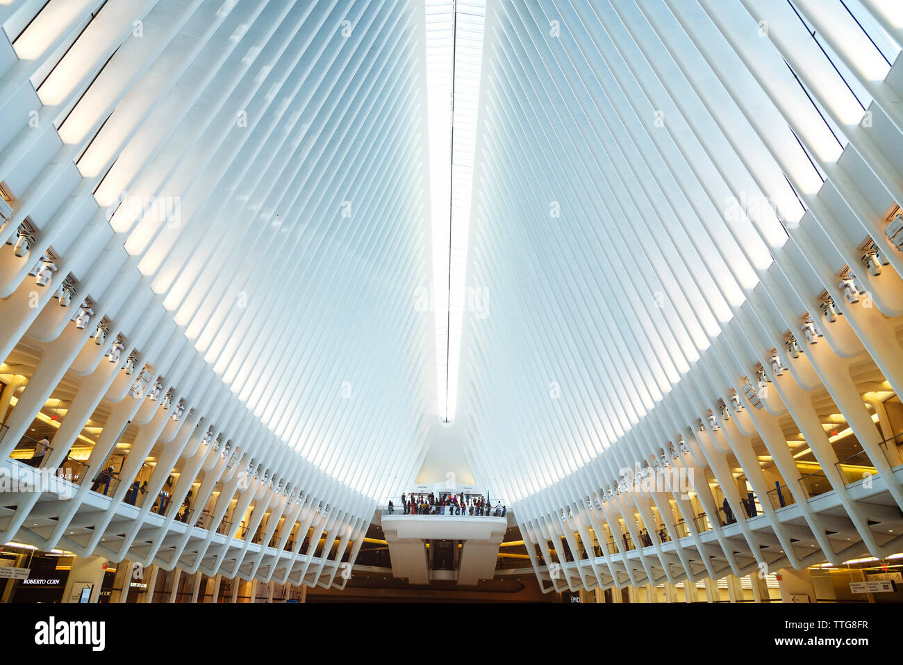 Interno del World Trade Center station Foto Stock