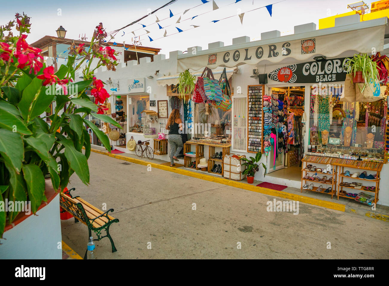 Zahara de los Atunes. Barbate comune. Costa de la Luz. La provincia di Cadiz Cadice. Andalusia. Andalusia. Spagna Foto Stock