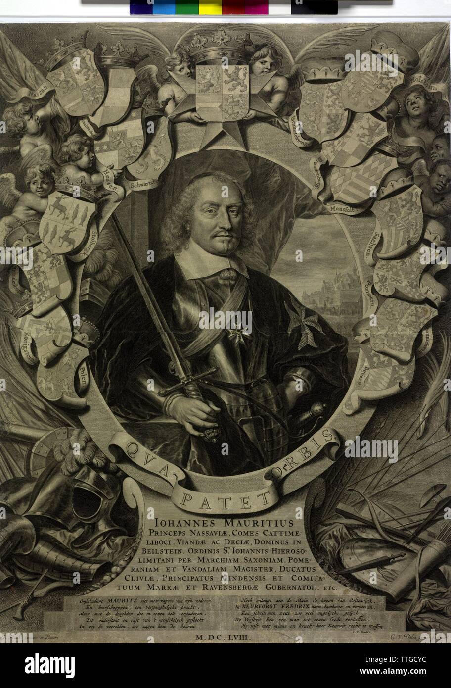 Johann Moritz, principe di Nassau-Siegen, Additional-Rights-Clearance-Info-Not-Available Foto Stock