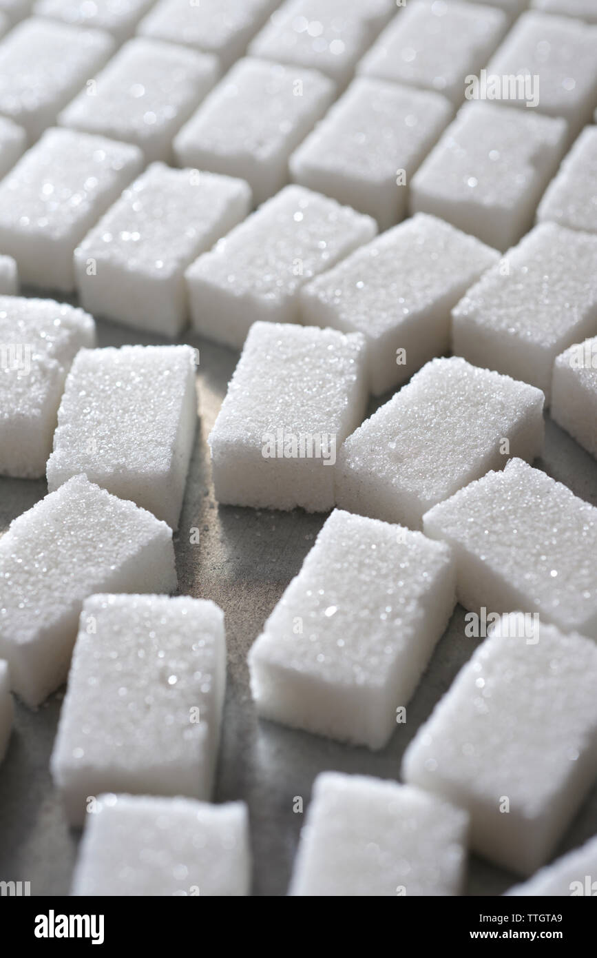 Zollette di zucchero Foto Stock