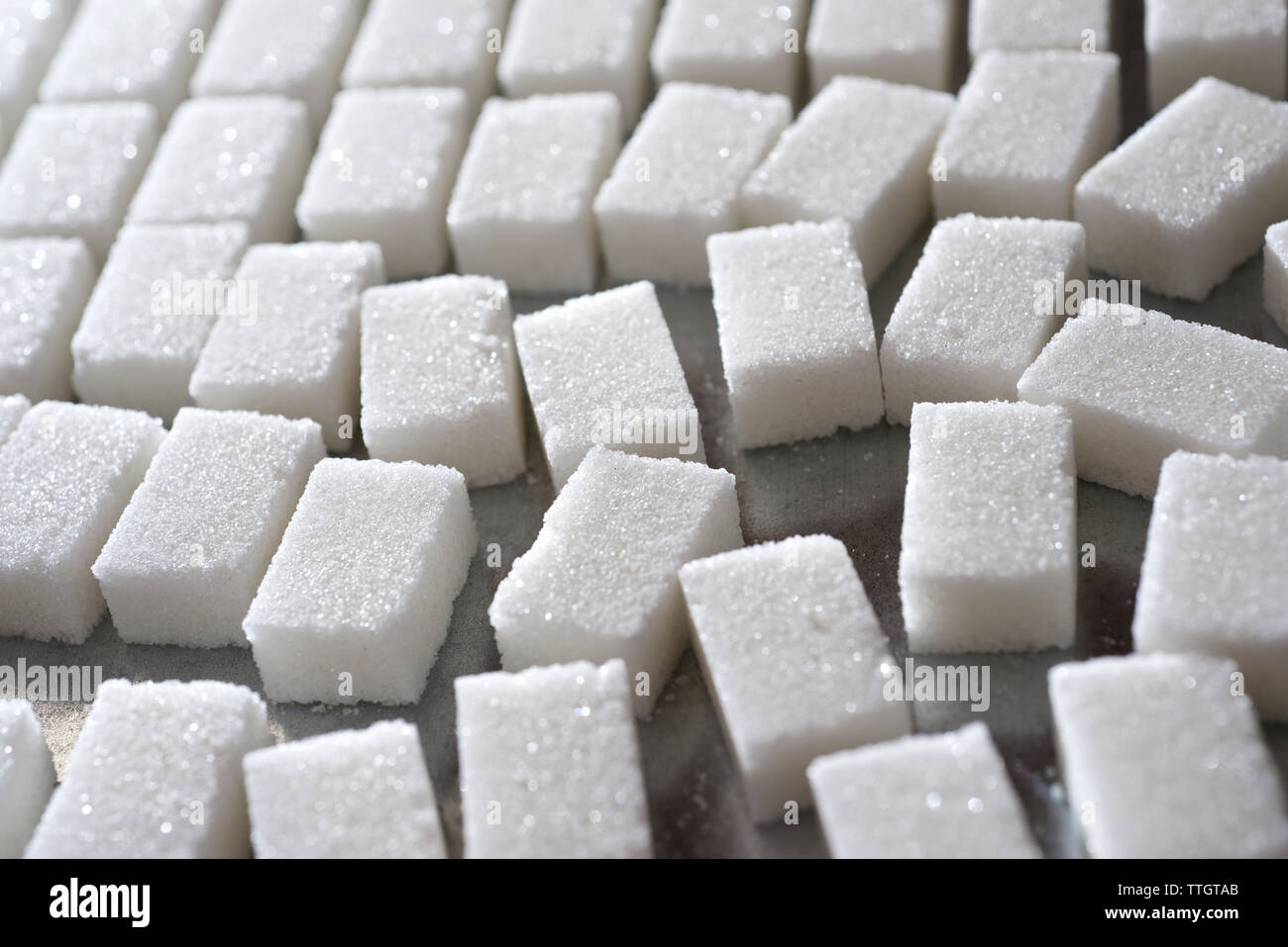 Zollette di zucchero Foto Stock