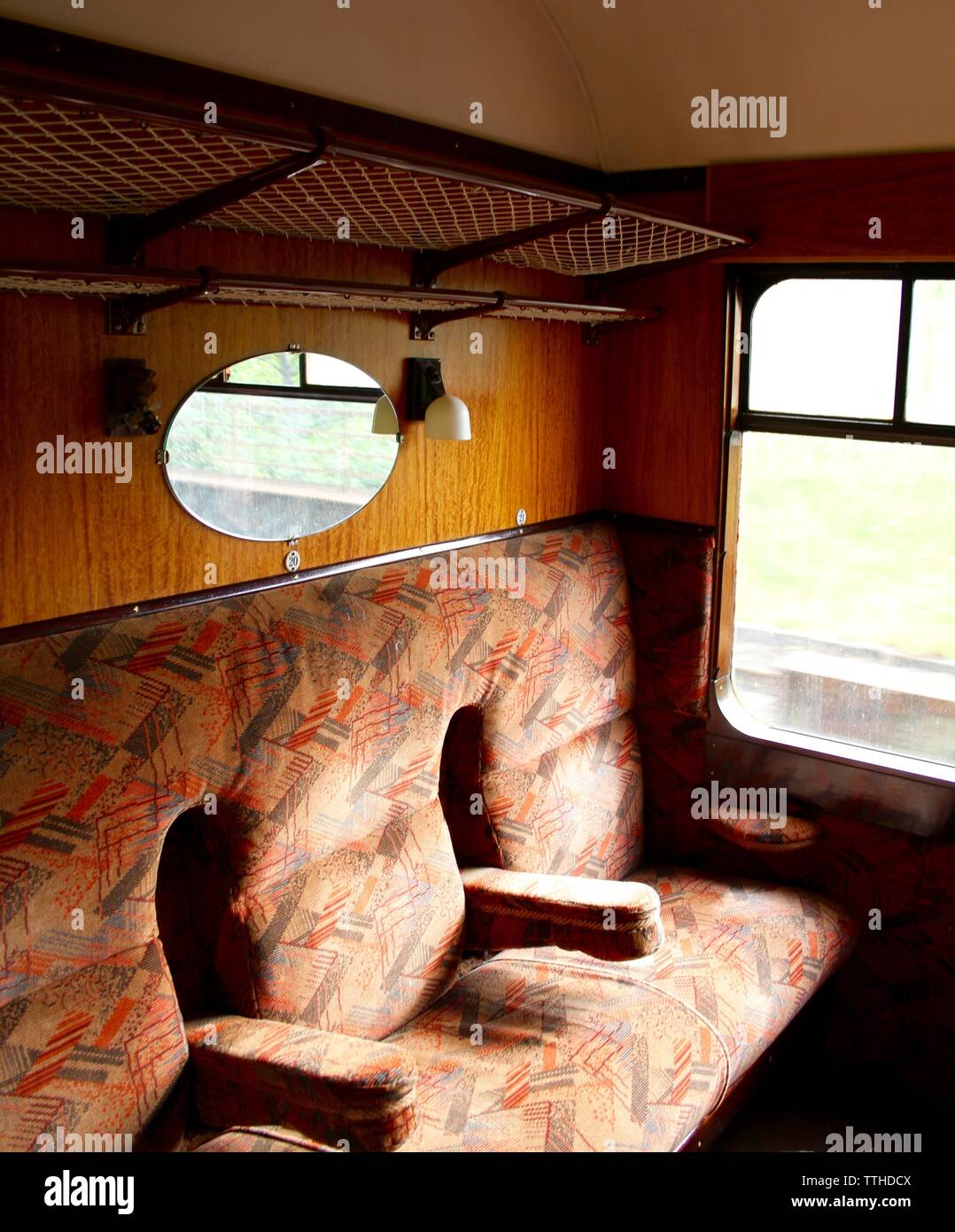 Vintage Steam Railway vano carrello Foto Stock Vintage Steam Railway vano carrello Foto Stock