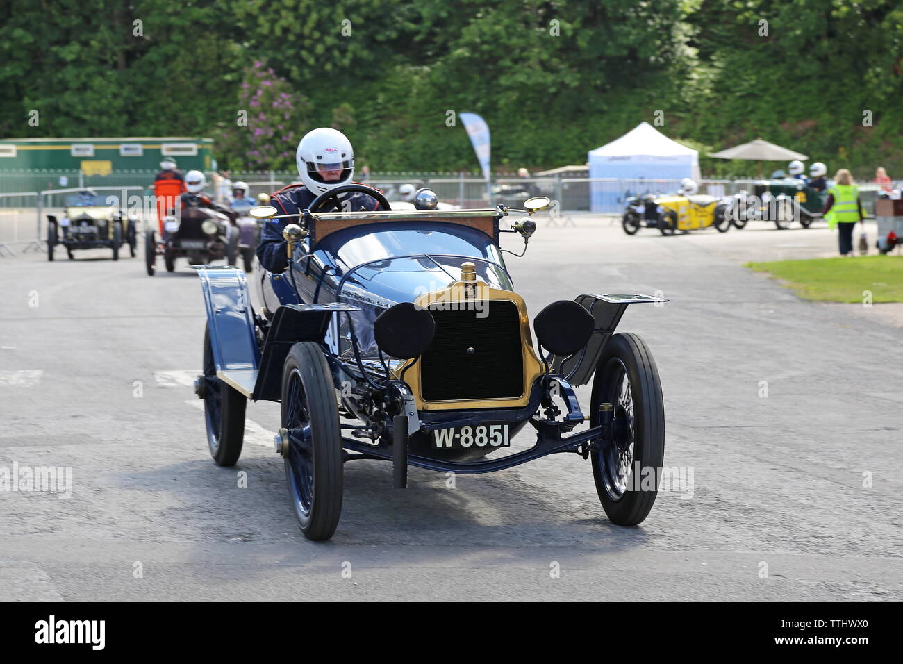 Talbot 12 HP (1912), Doppia dodici Motorsport Festival 2019, Brooklands Museum, Weybridge, Surrey, Inghilterra, Gran Bretagna, Regno Unito, Europa Foto Stock