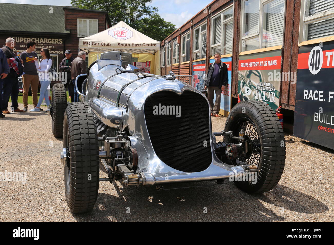 Napier-Railton 24 litri (1933), Doppia dodici Motorsport Festival 2019, Brooklands Museum, Weybridge, Surrey, Inghilterra, Gran Bretagna, Regno Unito, Europa Foto Stock