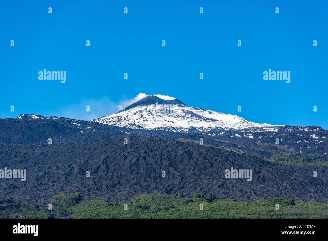 Il monte Etna, Sicilia Isola, Italia Foto Stock