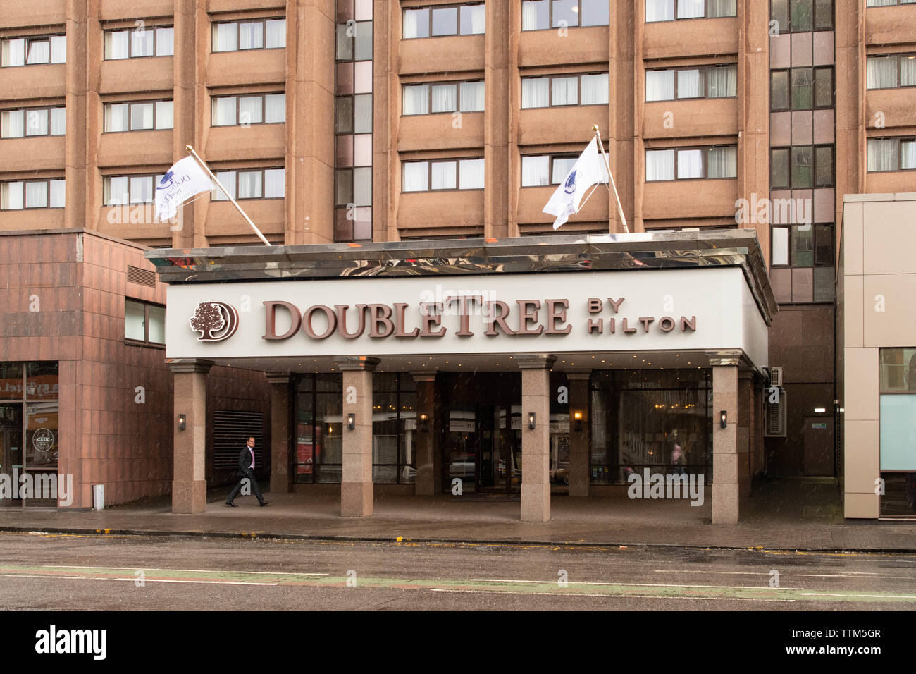 DoubleTree by Hilton hotel Glasgow Scotland, Regno Unito Foto Stock