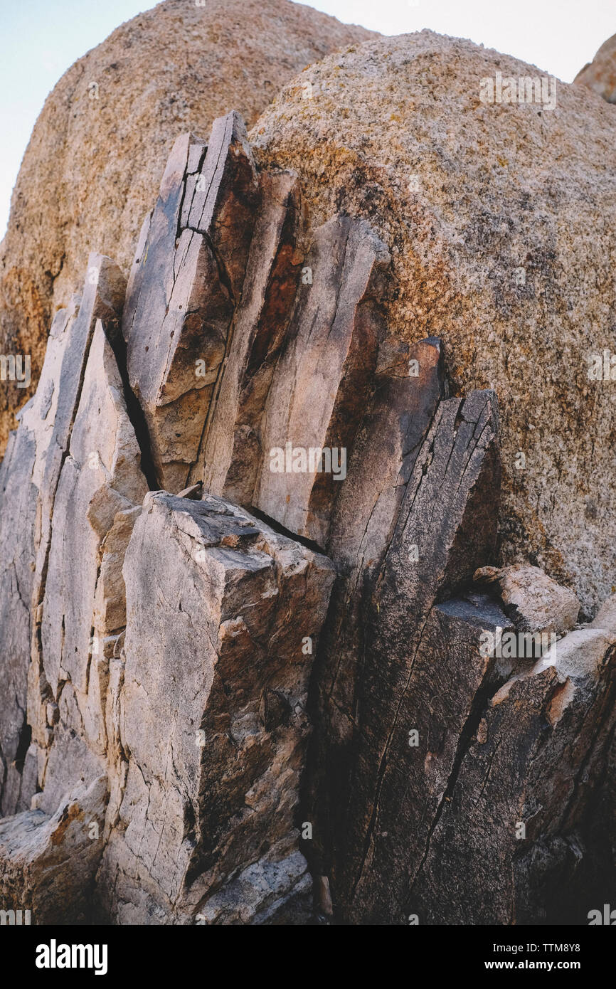 Vista delle rocce presso il desert Foto Stock