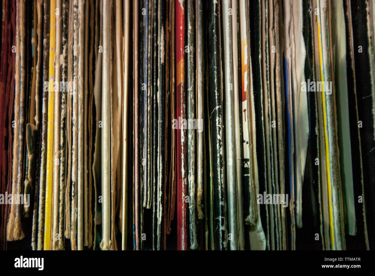 Close-up di registri in office Foto Stock