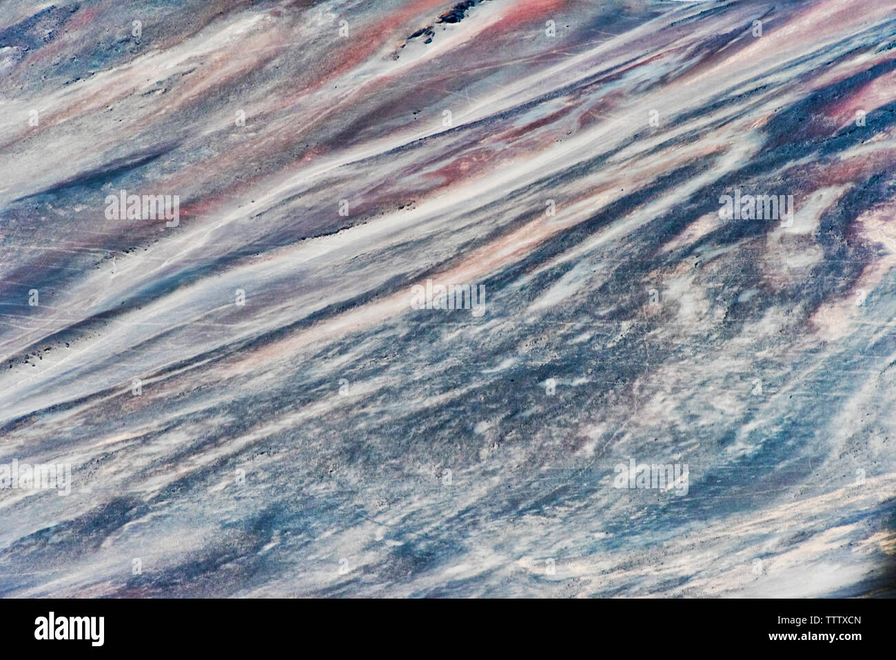 Texture di montagna, San Pedro de Atacama, Regione di Antofagasta, Cile Foto Stock