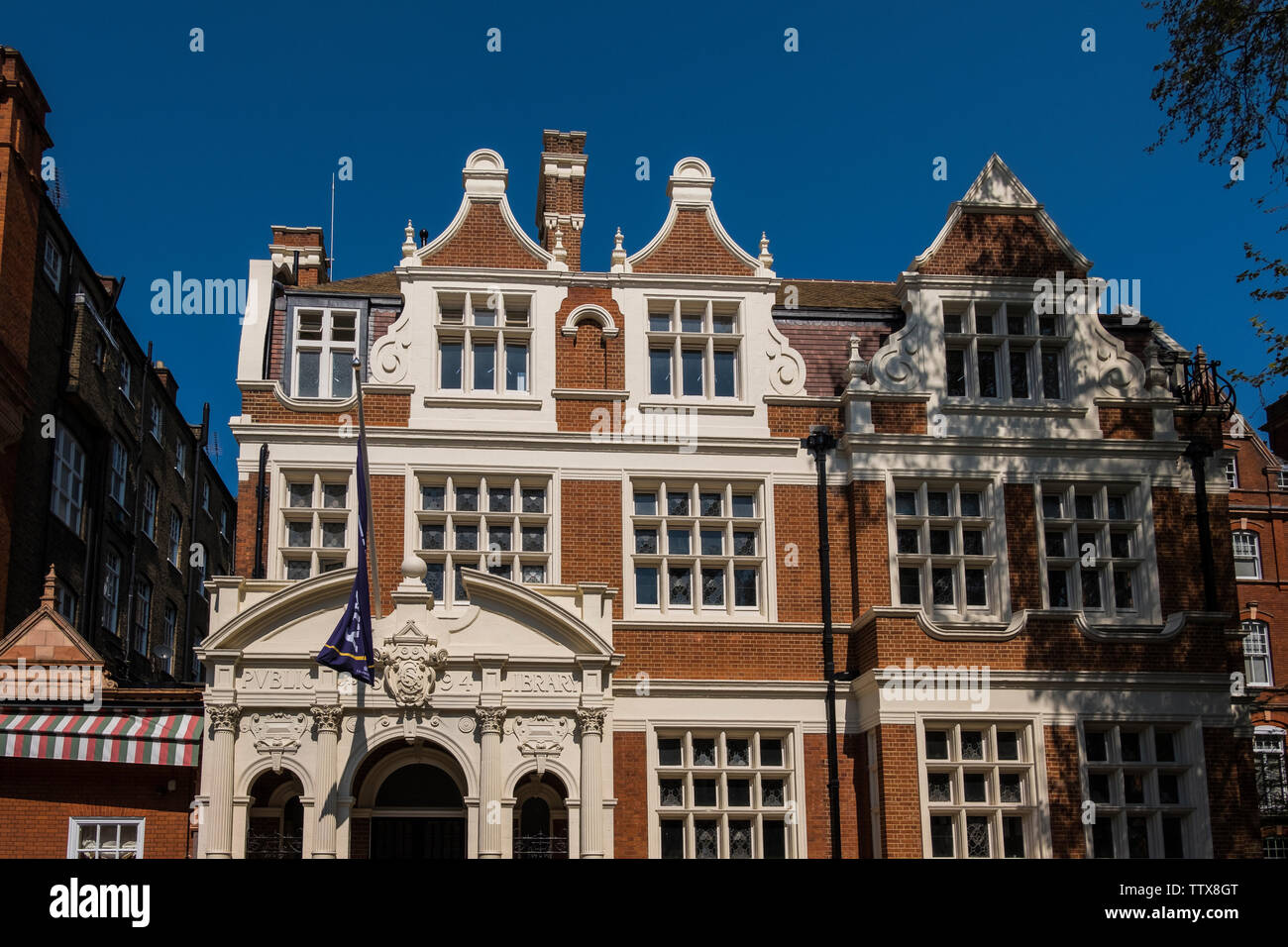 Libreria di Mayfair, South Audley Street, Mayfair, London, England, Regno Unito Foto Stock