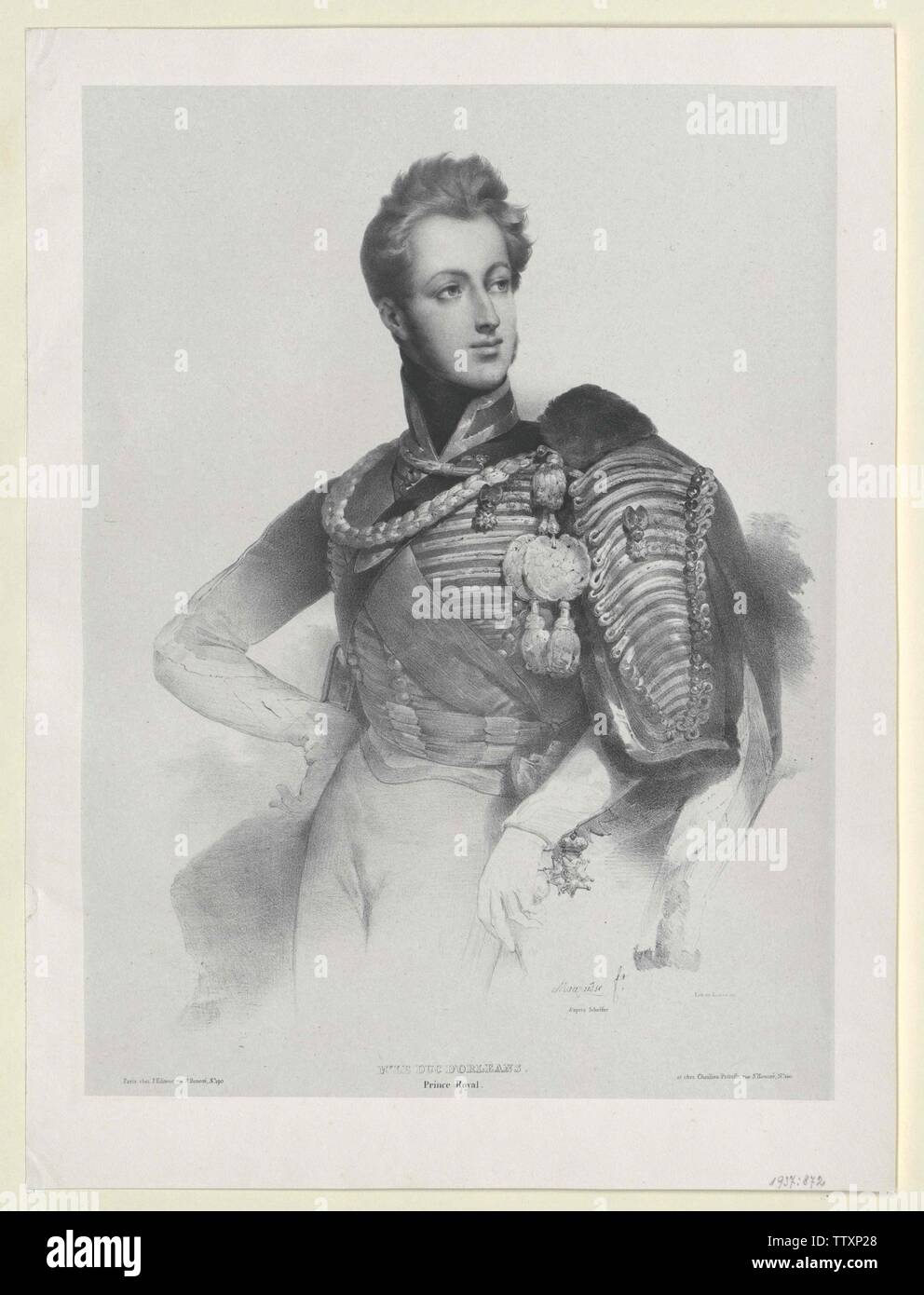 Ferdinando Duca di Orleans, Additional-Rights-Clearance-Info-Not-Available Foto Stock