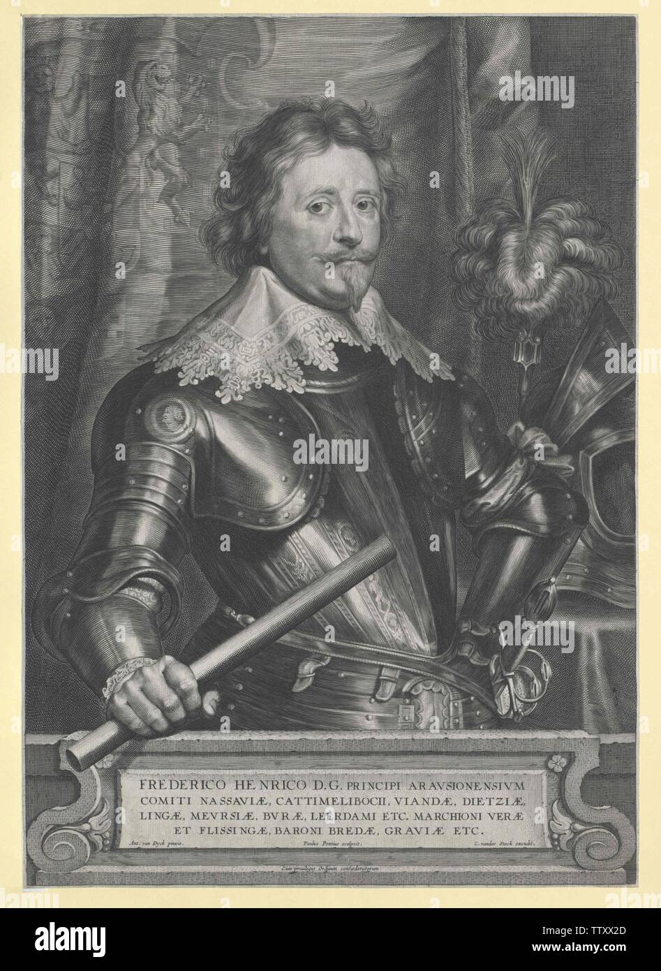Frederick Henry, principe di Orange, conte di Nassau, Additional-Rights-Clearance-Info-Not-Available Foto Stock