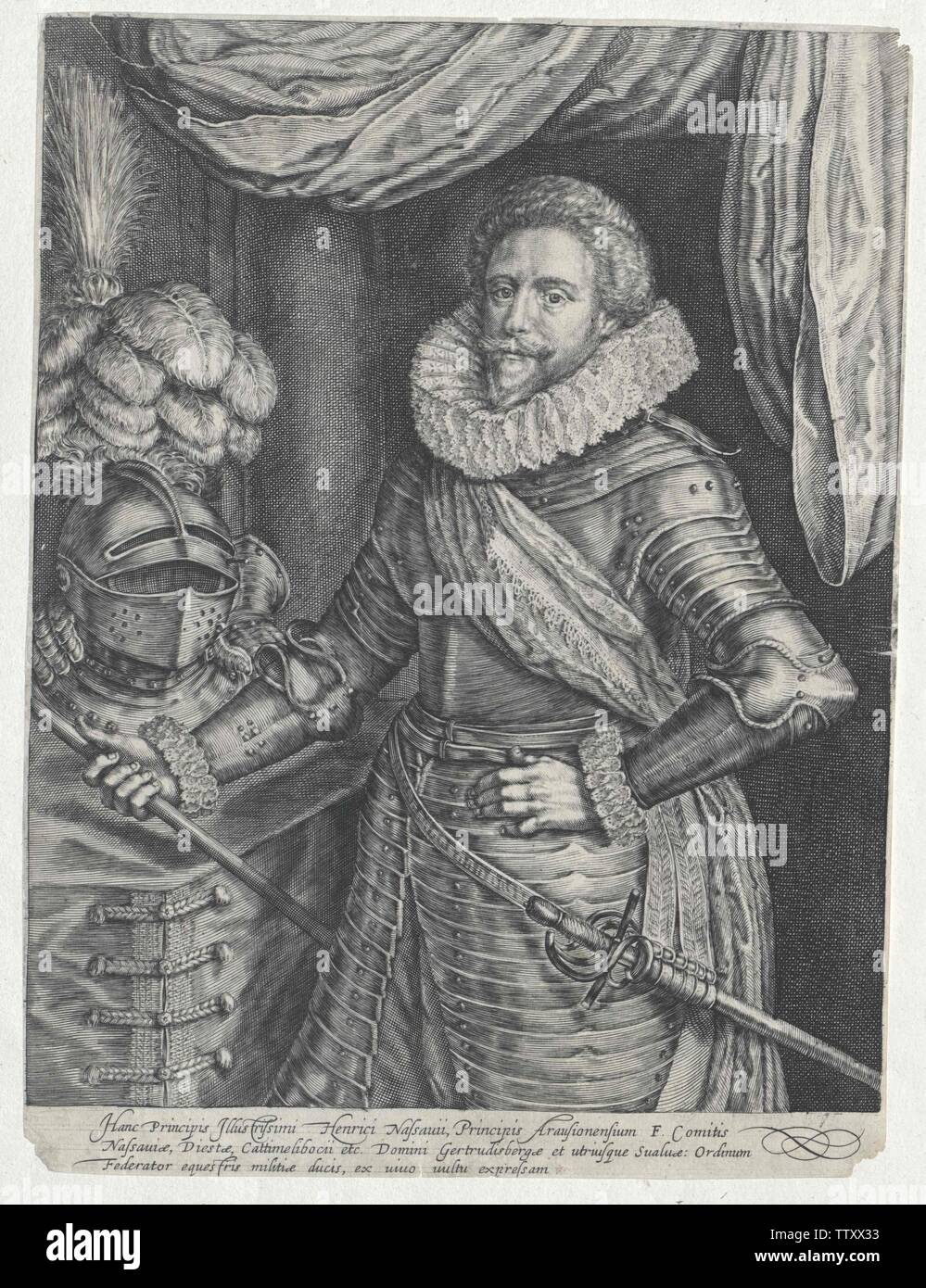 Frederick Henry, principe di Orange, conte di Nassau, Additional-Rights-Clearance-Info-Not-Available Foto Stock