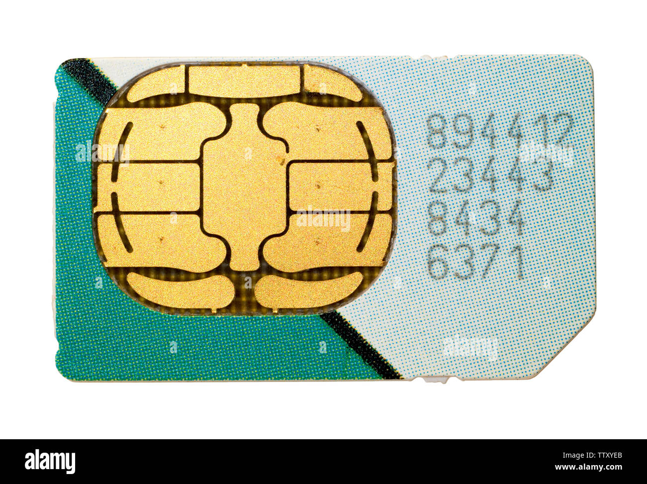 Carta SIM Foto Stock