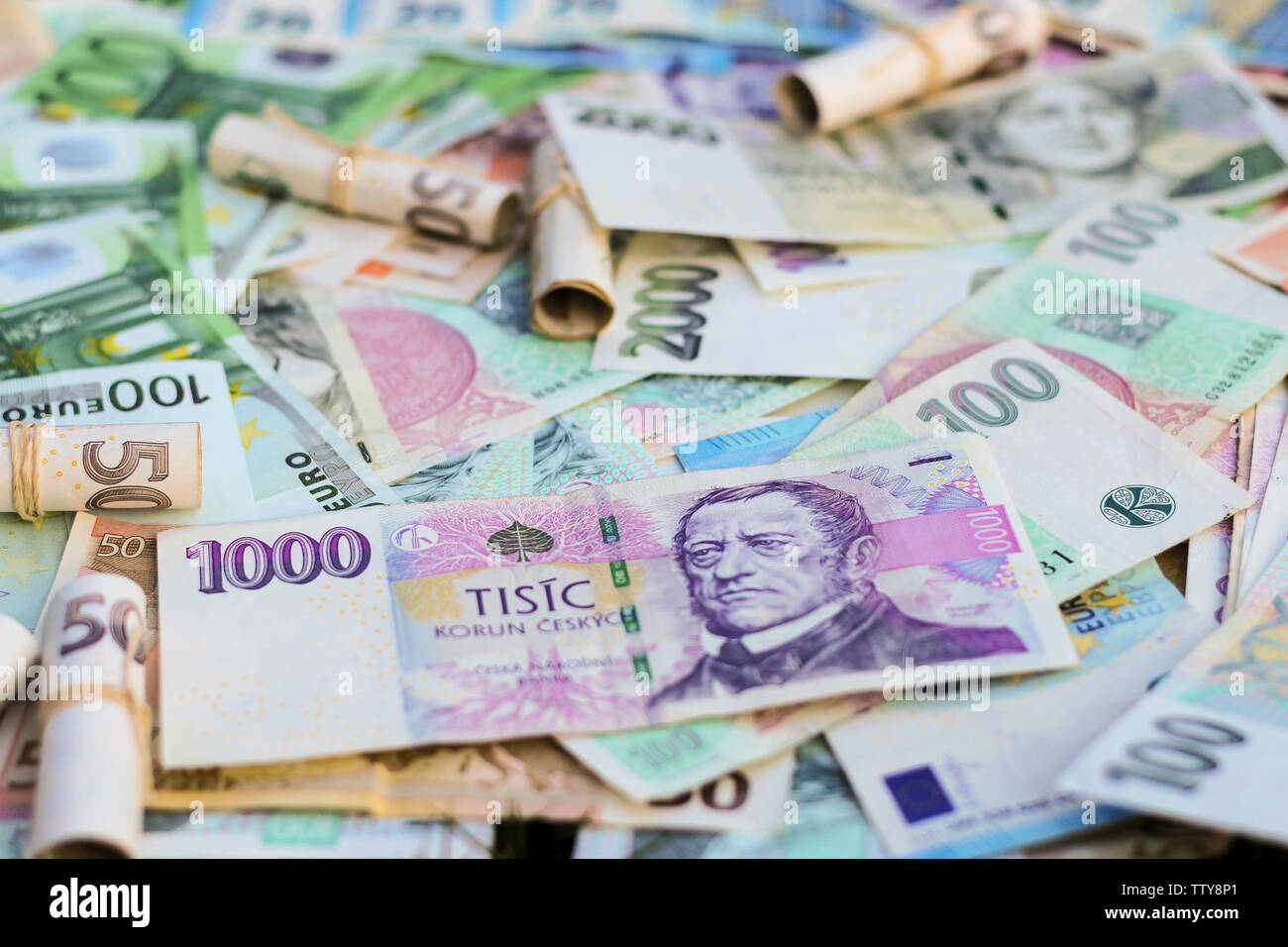 Nota Di Denaro Ceco Immagini E Fotos Stock Alamy