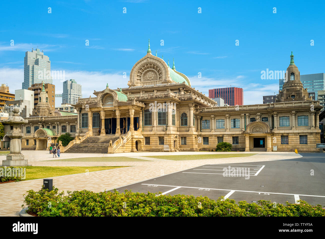 Tsukiji Hongan-ji in Tokyo, Giappone Foto Stock