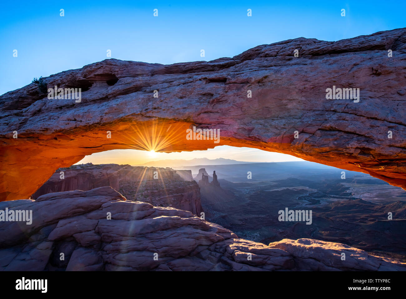 MESA Arch Foto Stock