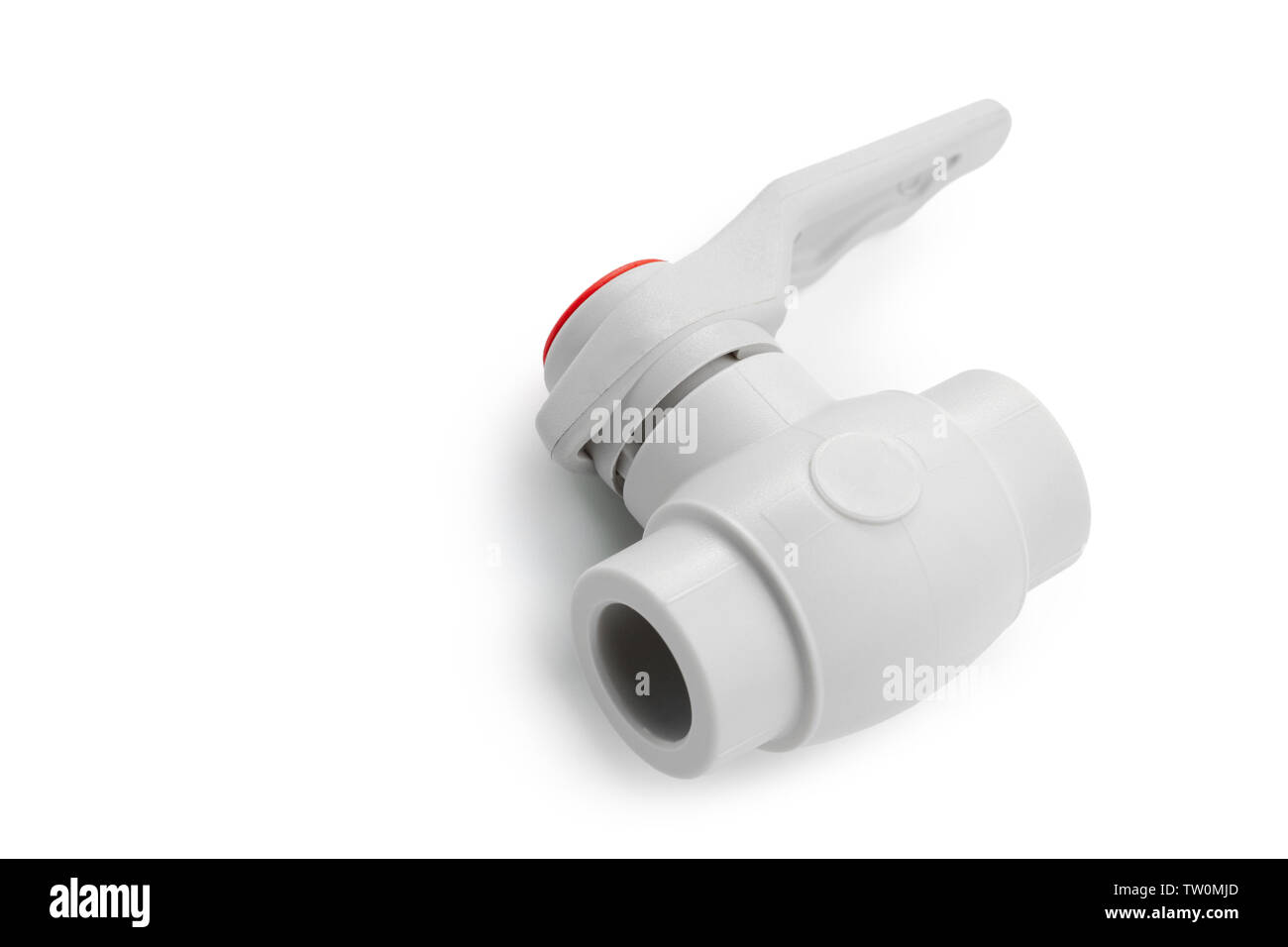 Strumenti e materiali per opere sanitarie Foto Stock